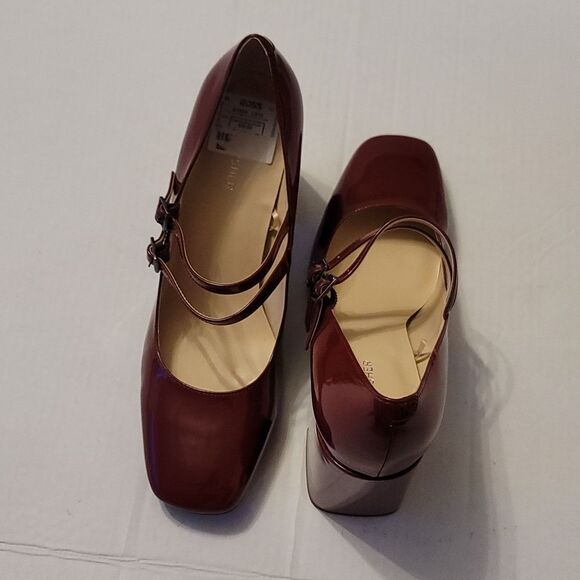 BRAND NEW MARC FISHER DOUBLE-STRAP BLOCK-HEEL PUMPS - Picture 4 of 16